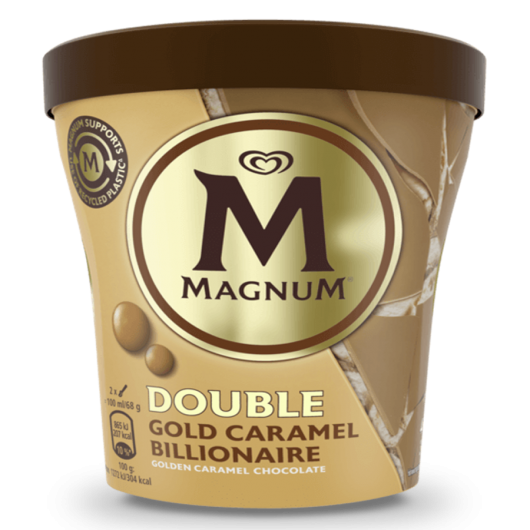 Magnum Double Gold Caramel Billionaire 440ml