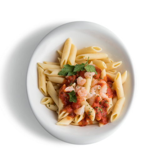 Macaroni (Penne) Garnalen
